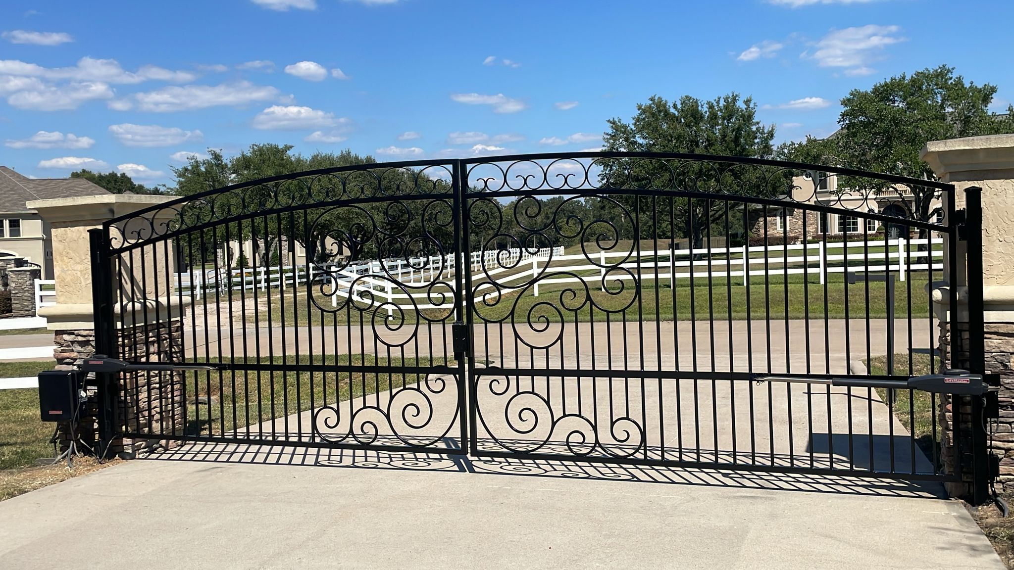 Cypress garage and gates automatic gate
