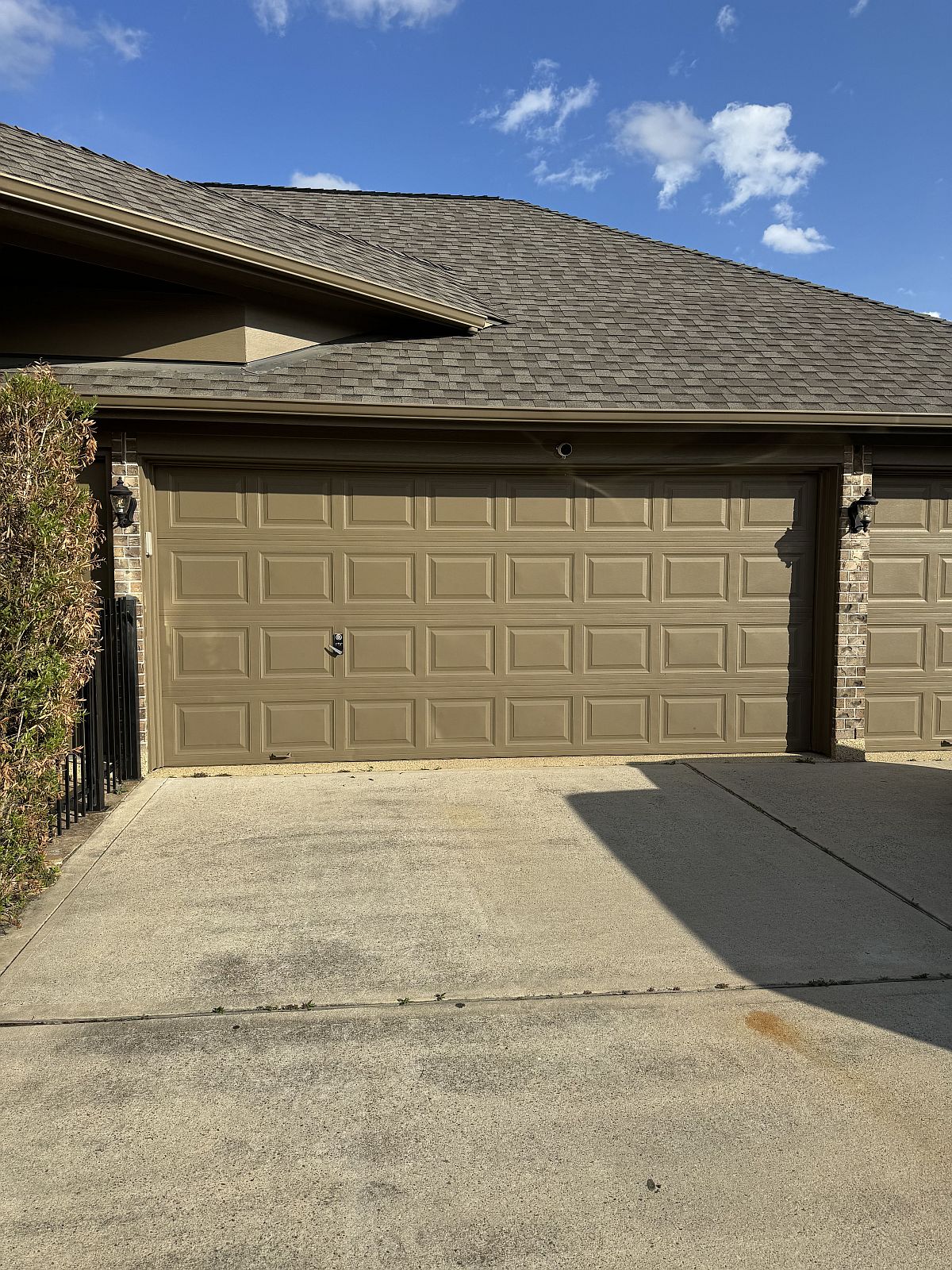 Garage door installation